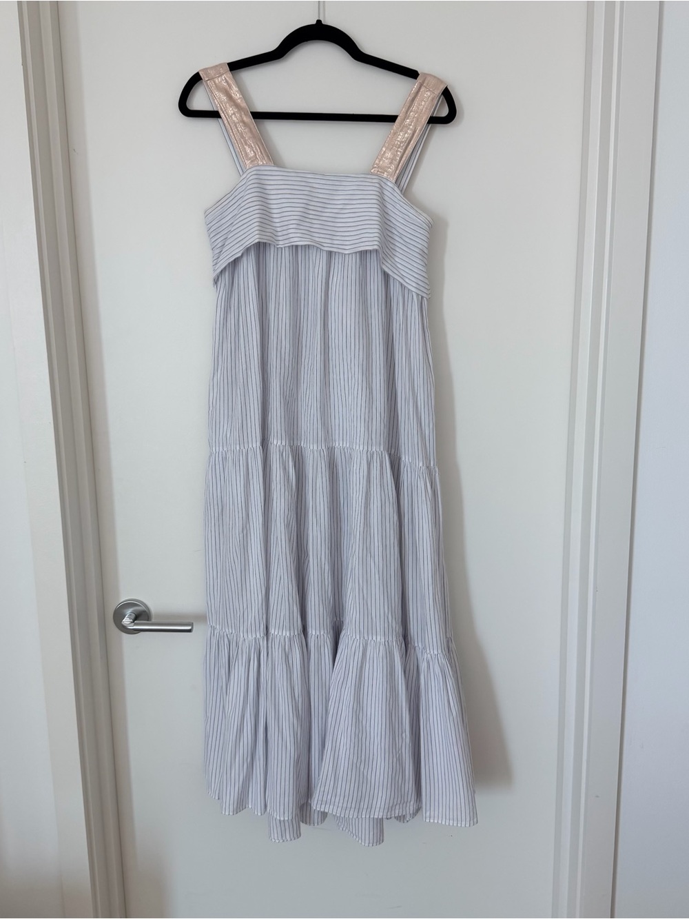 Ulla Johnson Striped Cotton Midi Dress